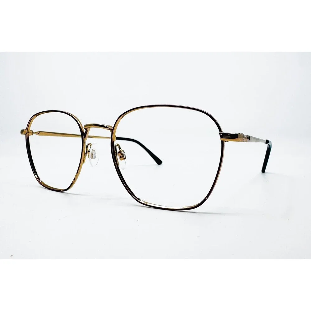 Miki Ninn Eyeglasses Womens Gold Square MC028 Lorene 140